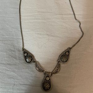 Silver filigree necklace